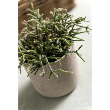 Vaso da fiori in ceramica ARAYA, maculato, verde, 13cm, Ø13cm