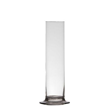 Vaso da fiori singoli ABIRAMY in vetro, base, trasparente, 15cm, Ø6cm
