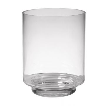5,5cm Trasparente Vaso Decorativo/Vasetto di Vetro Ø 8,5cm INNA-Glas Portacandela in Vetro/Portalumino TAMIO 