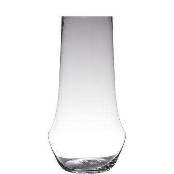 Vaso da terra in vetro SHANE, trasparente, 65cm, Ø34cm