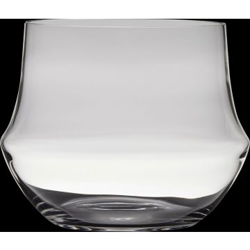Portacandela in vetro SHANE, trasparente, 20cm, Ø25,5cm