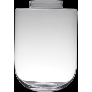 Vaso da terra in vetro ARANYA, trasparente, 50cm, Ø35cm