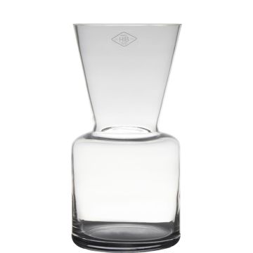 Vaso moderno FAHSAI di vetro, trasparente, 30cm, Ø15cm