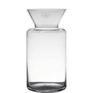 Vaso FAHSAI in vetro, trasparente, 30cm, Ø15cm