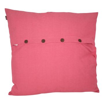 Cuscino TALINA, rosa, con bottoni, 65x65cm