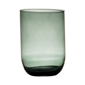 Vaso da tavolo in vetro MARISA, grigio-trasparente, 20cm, Ø14cm