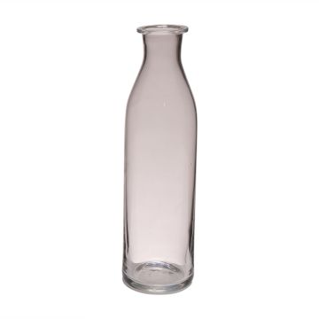 Bottiglia di vetro ETIENNE, trasparente, 30cm, Ø7cm