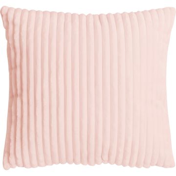 Cuscino CINDY, rosa chiaro, aspetto corda, 45x45cm