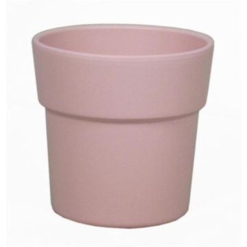 Vaso per orchidee MARIVAN, ceramica, rosa chiaro-opaco, 12,5cm, Ø13,5cm