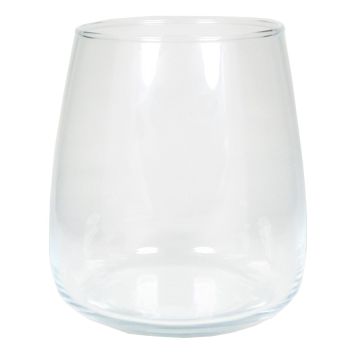 Vaso di vetro HYDRI, trasparente, 17cm, Ø15cm
