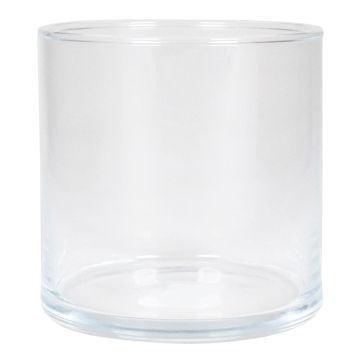 Cabilock Mini candela in vetro colorato a forma di cupola in vetro trasparente con campana in vetro trasparente per candele supporto per piante grasse vaso 