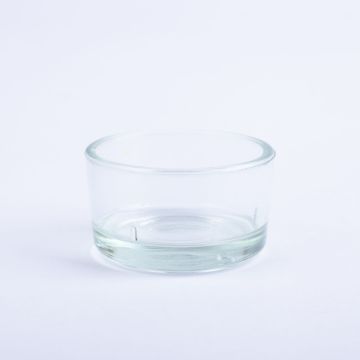 Portacandela TAMIO in vetro, trasparente, 3cm, Ø4,2cm