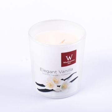 Candela profumata ASTRID in vetro, Elegant Vanilla, crema, 7,9 cm, Ø7,1 cm, 28h