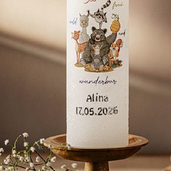 Candele per il battesimo